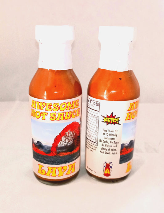 LAVA THE 1ST KETO AWESOME HOT SAUCE (NOW AVAILABLE)