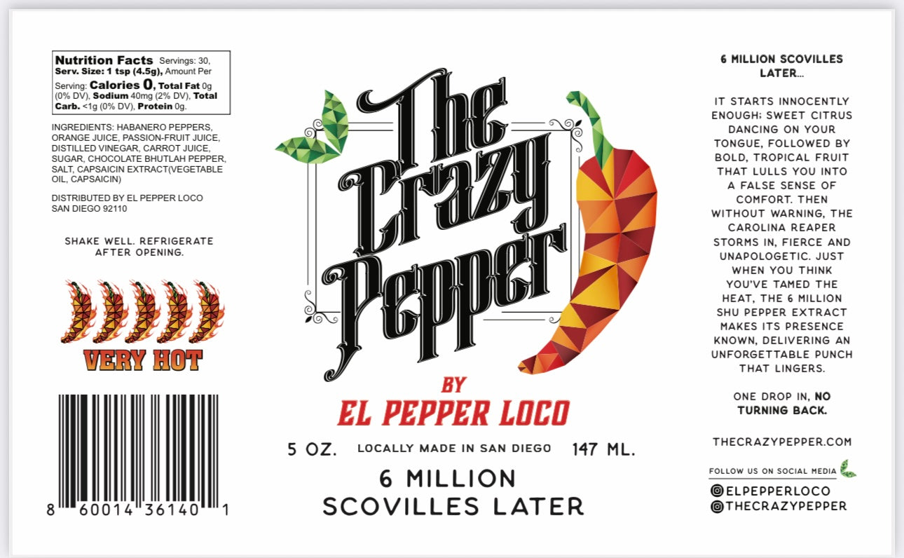 6 Million Scovilles Later – The Crazy Pepper